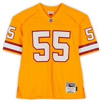 Maillot réplique orange Mitchell & Ness 1995 autographié par Derrick Brooks des Buccaneers de Tampa Bay