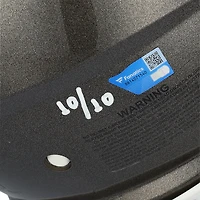 Casque Riddell Speed ​​Authentic autographié par Derrick Brooks des Buccaneers de Tampa Bay, avec inscriptions multiples - Édition limitée n° 10 sur 10