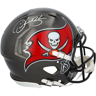 Casque Riddell Speed ​​Authentic autographié par Derrick Brooks des Buccaneers de Tampa Bay