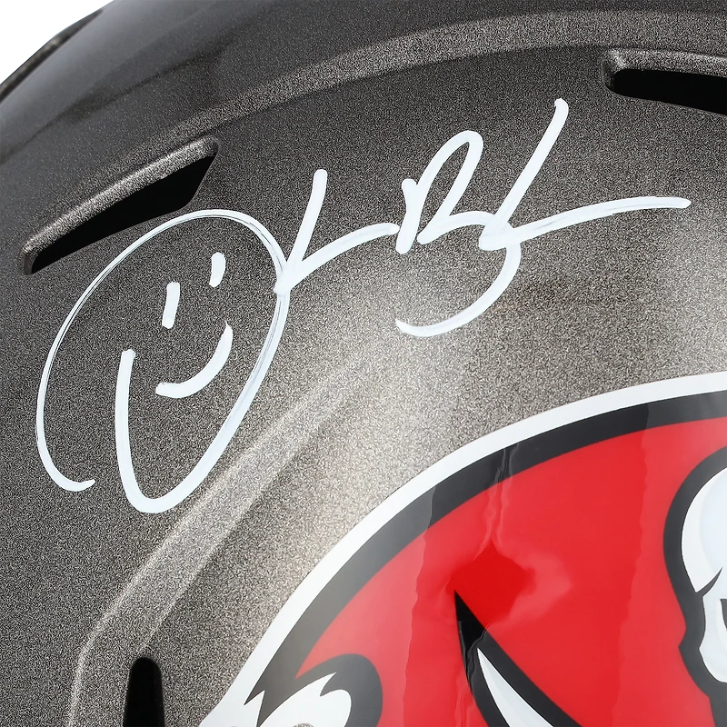 Derrick Brooks Tampa Bay Buccaneers Autographed Riddell Speed Replica Helmet