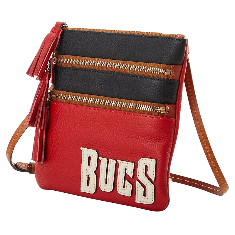 Dooney & Bourke Tampa Bay Buccaneers Infield Triple Zip Crossbody Purse