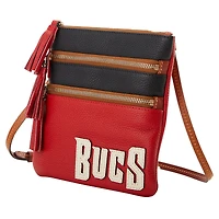 Dooney & Bourke Tampa Bay Buccaneers Infield Triple Zip Crossbody Purse