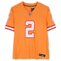 Emeka Egbuka Tampa Bay Buccaneers Autographed Orange Nike Vapor Fuse Limited Jersey