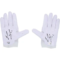 Gants adidas blancs et noirs portés et autographiés par Emeka Egbuka (Buccaneers de Tampa Bay) lors de la saison NFL 2025-26 - NF70448700-01