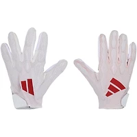 Gants adidas blancs et rouges portés et autographiés par Emeka Egbuka (Buccaneers de Tampa Bay) lors de la saison NFL 2025-2026 - NF70448694-95