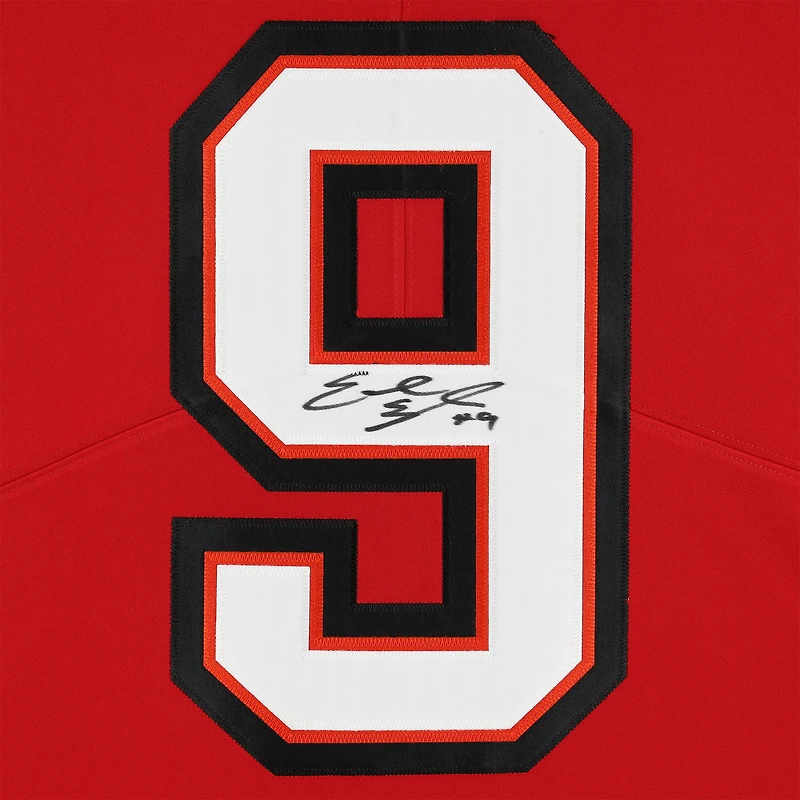 Maillot rouge Nike Limited autographié par Emeka Egbuka des Tampa Bay Buccaneers