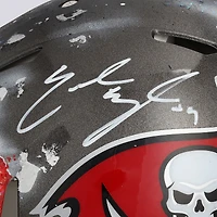 Emeka Egbuka Tampa Bay Buccaneers Autographed Riddell Speed Authentic Helmet - Art by Lady JDay - Limited Edition #1/1 - BB14002091