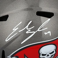 Réplique du casque Riddell Speed ​​autographié par Emeka Egbuka des Tampa Bay Buccaneers