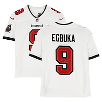 Maillot blanc Nike Limited autographié par Emeka Egbuka des Tampa Bay Buccaneers