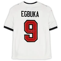 Emeka Egbuka Tampa Bay Buccaneers Autographed White Nike Limited Jersey