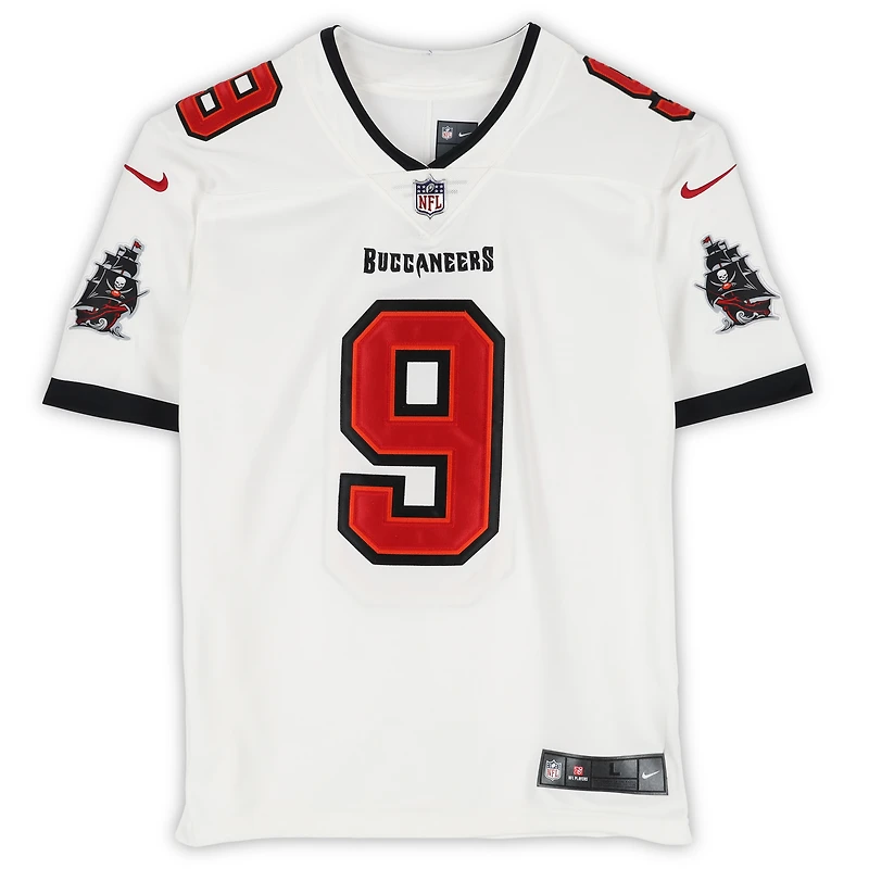 Emeka Egbuka Tampa Bay Buccaneers Autographed White Nike Limited Jersey