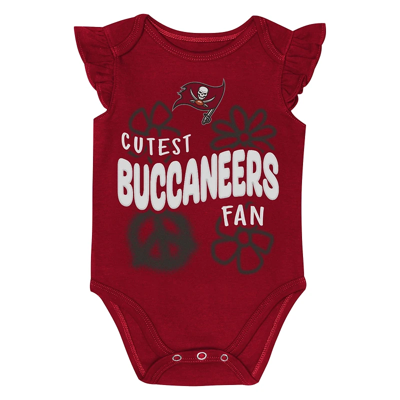 Girls Newborn & Infant Outerstuff Tampa Bay Buccaneers The Sunshine Two-Piece Bodysuit Set