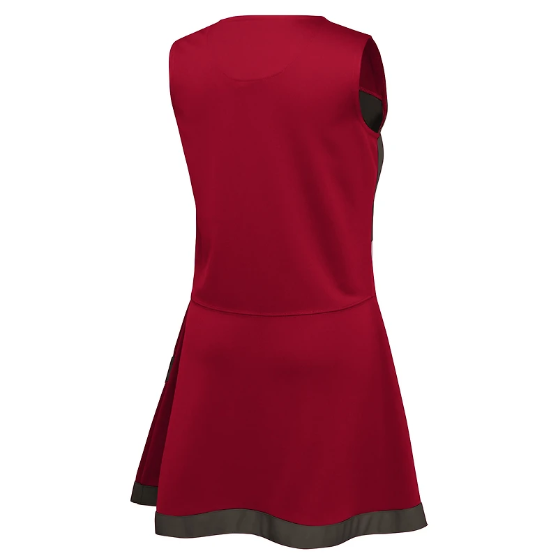 Filles préscolaires rouge Tampa Bay Buccaneers deux pièces Cheer Captain Jumper robe avec Bloomer ensemble