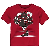 T-shirt rouge Outerstuff pour fille, coupe ajustée, motif Buccaneers de Tampa Bay