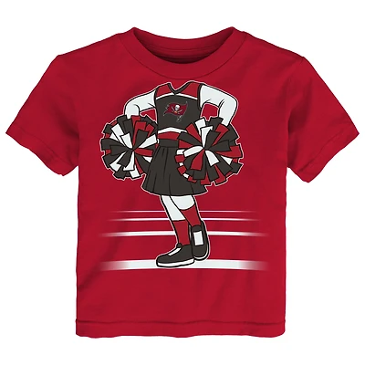 Girls Toddler Outerstuff Red Tampa Bay Buccaneers Game Fit T-Shirt