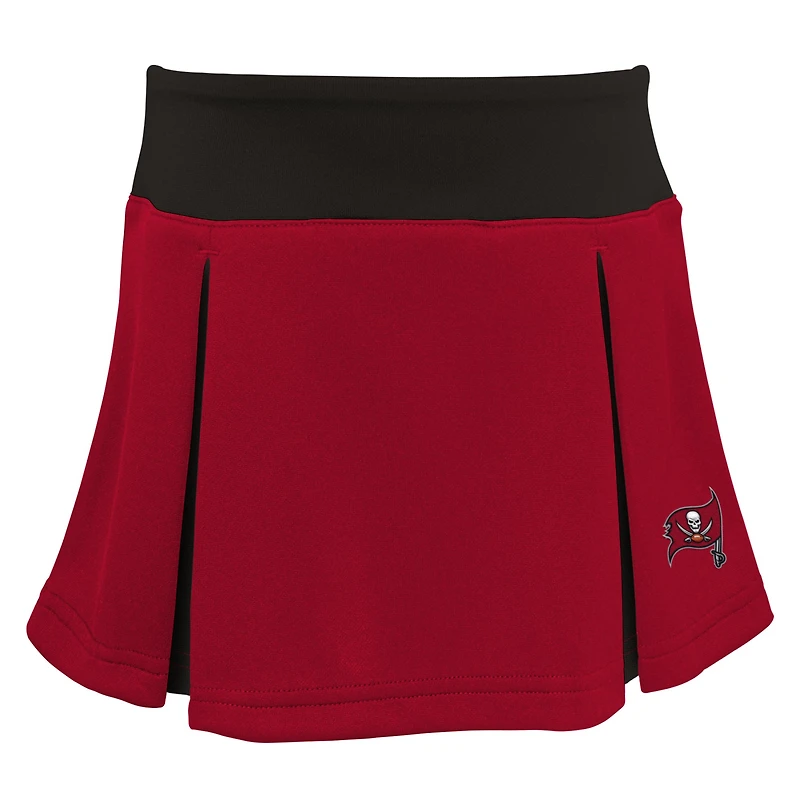 Ensemble deux pièces de pom-pom girl rouge Tampa Bay Buccaneers Spirit pour fille