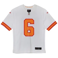 Maillot de match blanc '76 des Tampa Bay Buccaneers pour bébé Baker Mayfield