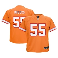 Maillot de jeu Nike Derrick Brooks orange des Tampa Bay Buccaneers pour enfant