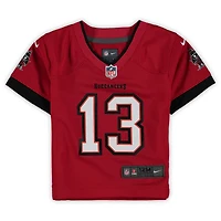 Maillot de match Nike Mike Evans Tampa Bay Buccaneers rouge pour bébé