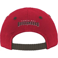 Casquette souple rouge Tampa Bay Buccaneers Team Slouch Flex pour bébé