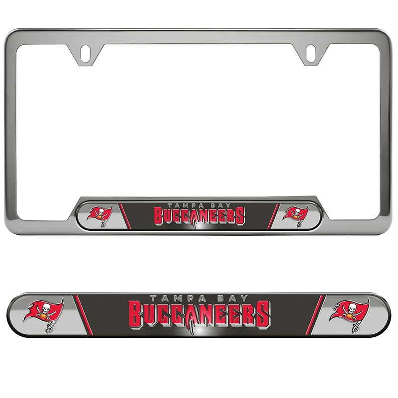 Logo Brands Tampa Bay Buccaneers Embossed License Plate Frame