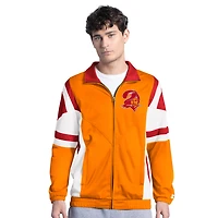 Men's Starter  Orange Tampa Bay Buccaneers Contender Vintage Logo Full-Zip Track Jacket