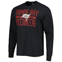 T-shirt à manches longues pour homme '47 Black Tampa Bay Buccaneers Brand Wide Out Franklin