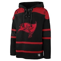 Sweat à capuche lacets Dark Pop '47 pour hommes, noir, Tampa Bay Buccaneers
