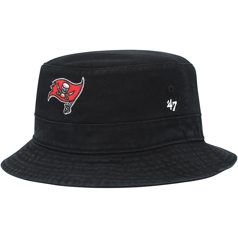 Men's '47 Black Tampa Bay Buccaneers Primary Bucket Hat