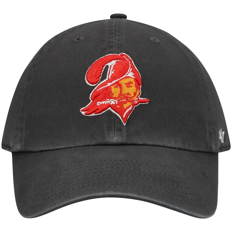 Casquette réglable '47 Charcoal Tampa Bay Buccaneers Clean Up Legacy pour homme