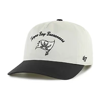 Men's '47 Cream/Black Tampa Bay Buccaneers Safe Bet Stable Hitch Adjustable Hat