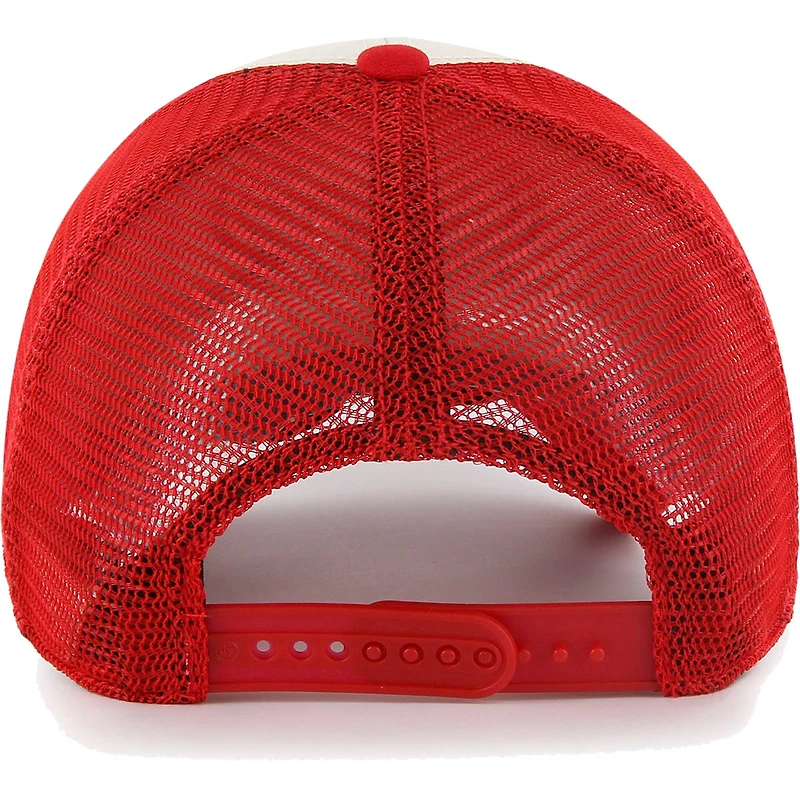Men's '47 Cream Tampa Bay Buccaneers Breakout MVP Trucker Adjustable Hat