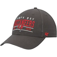 Casquette réglable '47 Graphite Tampa Bay Buccaneers Centerline MVP pour homme