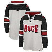 Chandail à lacets Gridiron Tampa Bay Buccaneers '47 gris/étain pour homme - capuchon