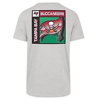 Men's '47  Gray Tampa Bay Buccaneers Chrome Plate Franklin T-Shirt