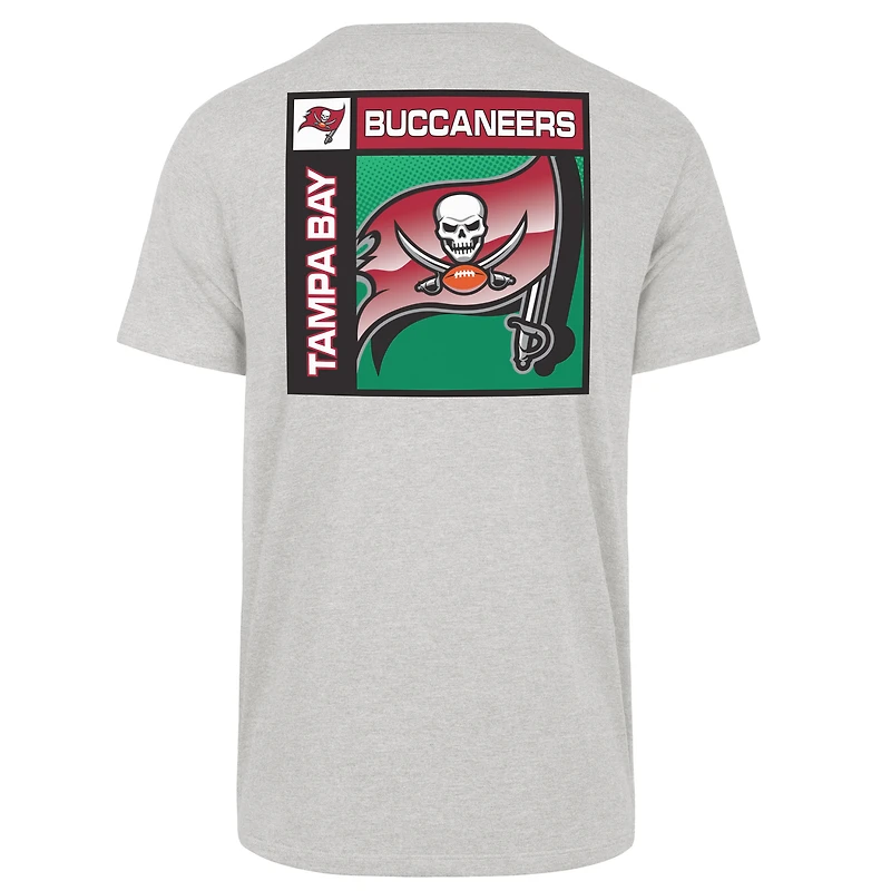 Men's '47 Gray Tampa Bay Buccaneers Chrome Plate Franklin T-Shirt