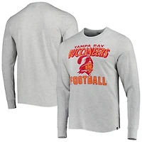 T-shirt à manches longues pour homme '47 gris chiné Tampa Bay Buccaneers Dozer Franklin