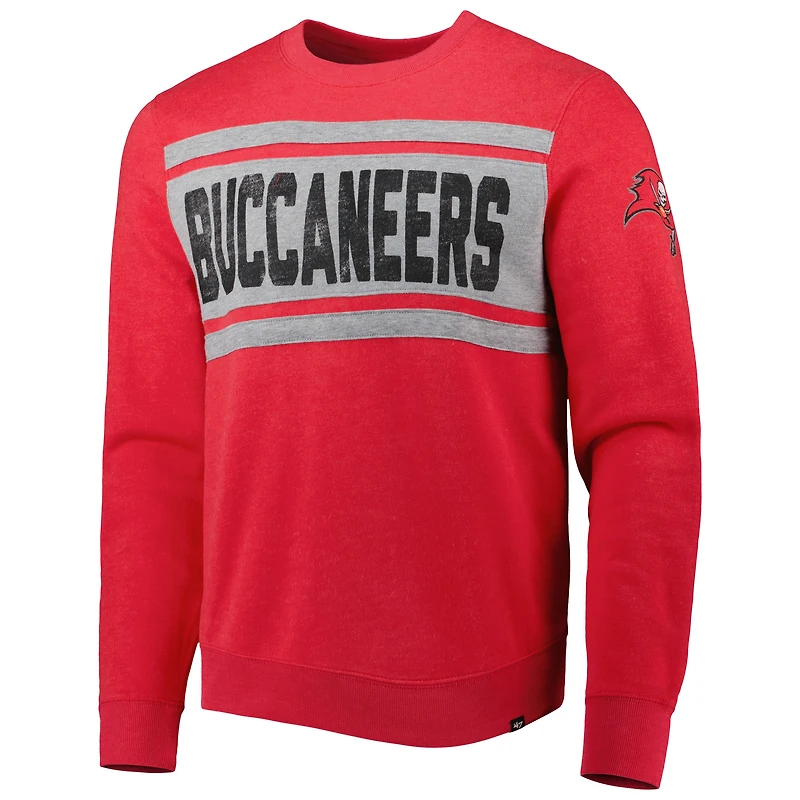 Chandail pour homme '47 rouge chiné Tampa Bay Buccaneers Bypass Tribeca