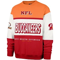 Men's '47  Orange/Red Tampa Bay Buccaneers Throwback Breeze Maximalist Sweatshirt