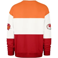 Men's '47  Orange/Red Tampa Bay Buccaneers Throwback Breeze Maximalist Sweatshirt