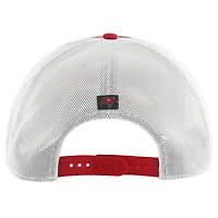 Men's '47 Red/White Tampa Bay Buccaneers Downburst Relaxed Hitch Trucker Adjustable Hat