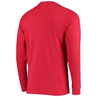 T-shirt à manches longues pour homme '47 Red Tampa Bay Buccaneers Blockout Super Rival
