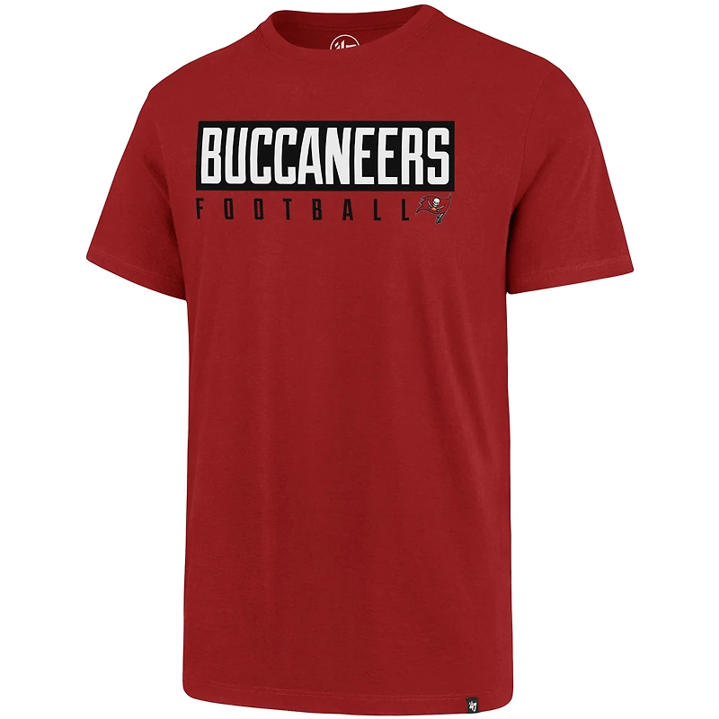 T-shirt '47 Red Tampa Bay Buccaneers Dub Major Super Rival pour homme