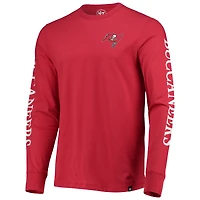 T-shirt à manches longues Franklin Tampa Bay Buccaneers '47 rouge pour homme