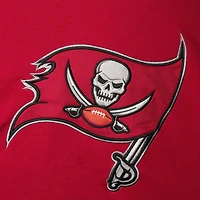 Chandail à capuchon encolure en V Lacer des Buccaneers de Tampa Bay rouge '47 pour hommes