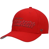 Casquette '47 Red Tampa Bay Buccaneers Street Script MVP Snapback pour homme