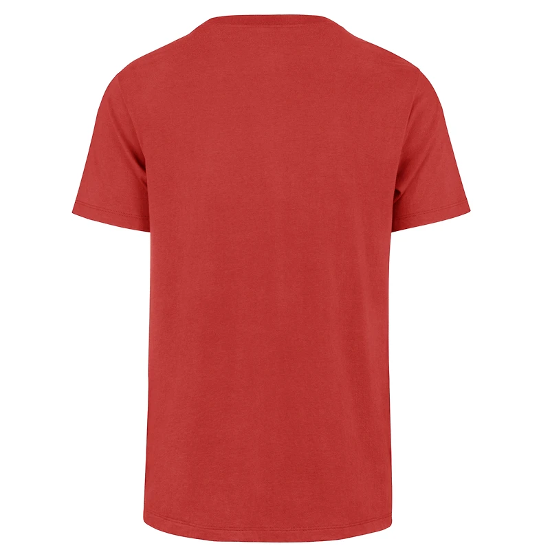 T-shirt rétro rouge à rayures pour homme « 47 » des Tampa Bay Buccaneers, motif Franklin
