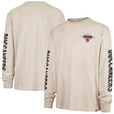 Men's '47 Tan Tampa Bay Buccaneers Cairn Ravine Foundation Throwback Long Sleeve T-Shirt