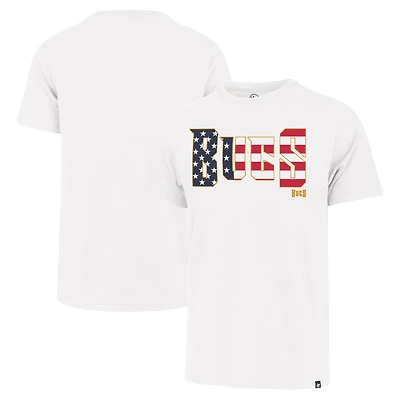 Men's '47 White Tampa Bay Buccaneers Flag Script Franklin T-Shirt