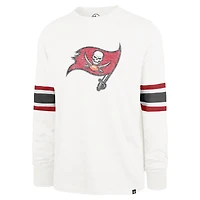 Men's '47 White Tampa Bay Buccaneers Gridiron Premier Brex Long Sleeve T-Shirt